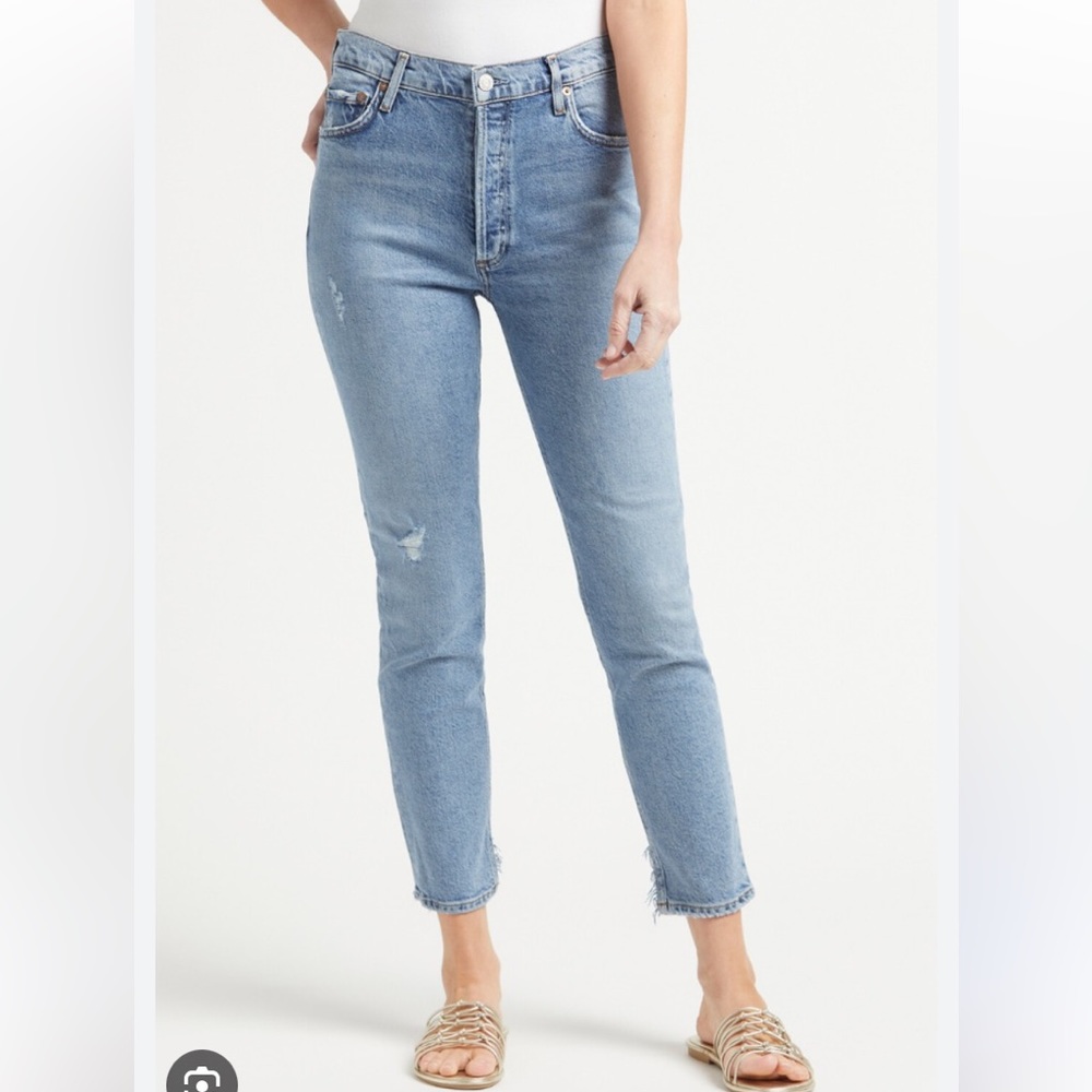 Agolde High Rise Slim Nico Jeans